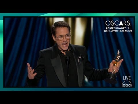 Robert Downey Jr., Anne Hathaway y Paul Mescal brillarán como presentadores en los Óscar 2026
